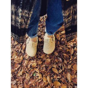 Birkenstock Boston Big Buckle Platform Shoes, Women's Size 7.5 US, 38EUR